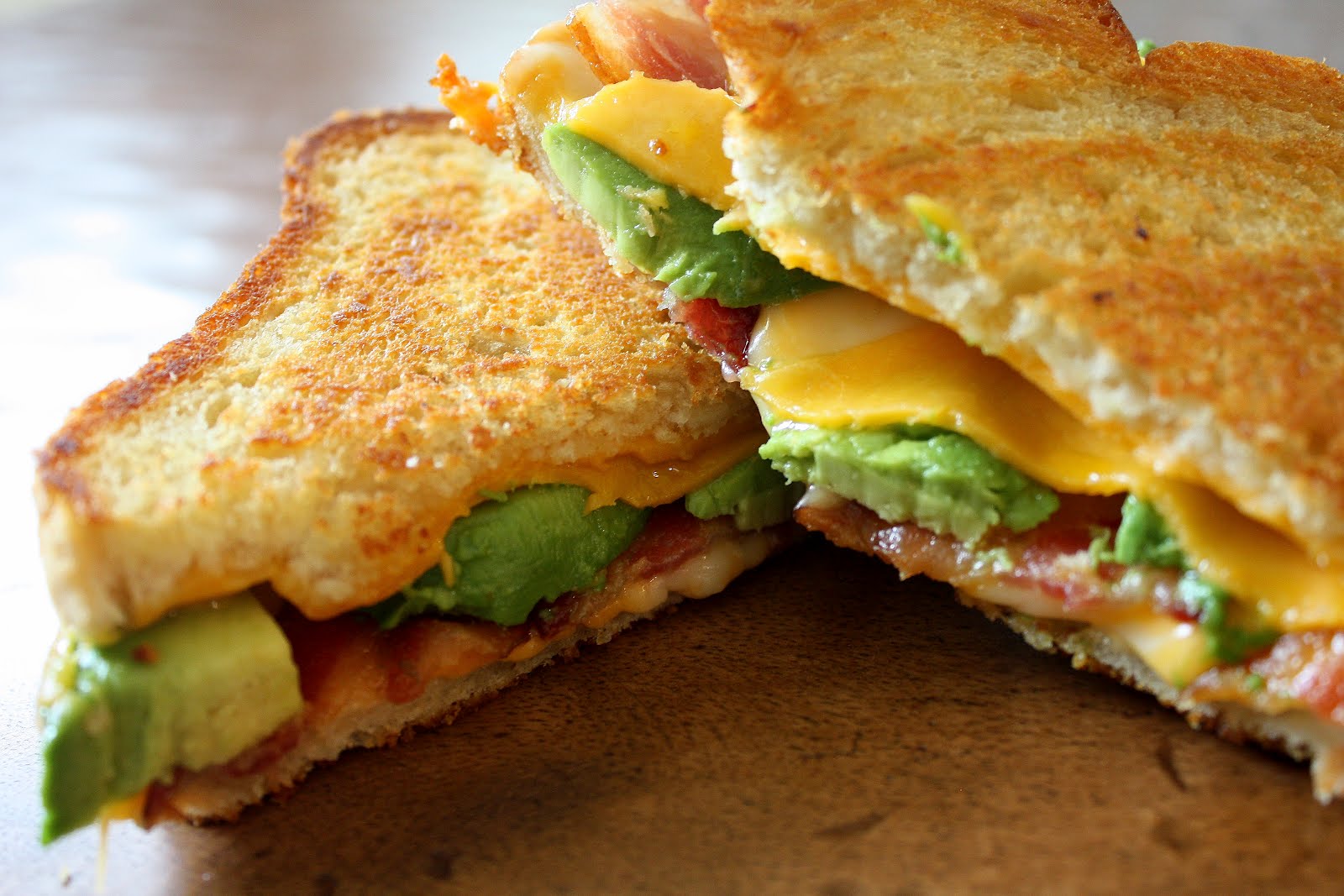 Image result for Grilled Cheese Toast With Bacon and Avocado