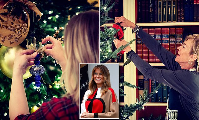 Image result for Melania Trump gives SNEAK PEEK at White House Christmas decorations and they look STUNNING