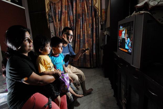 Of  total television viewership, the share of news in India was 7%, according to data for week 19 from television monitoring agency Barc India. Photo: Priyanka Parasher/Mint