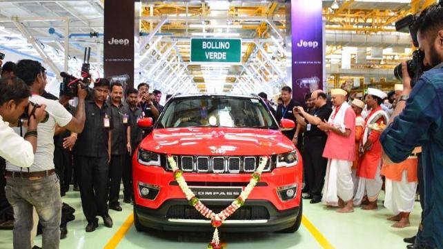 Production of Jeep Compass commences in India Production of Jeep Compass commences in India