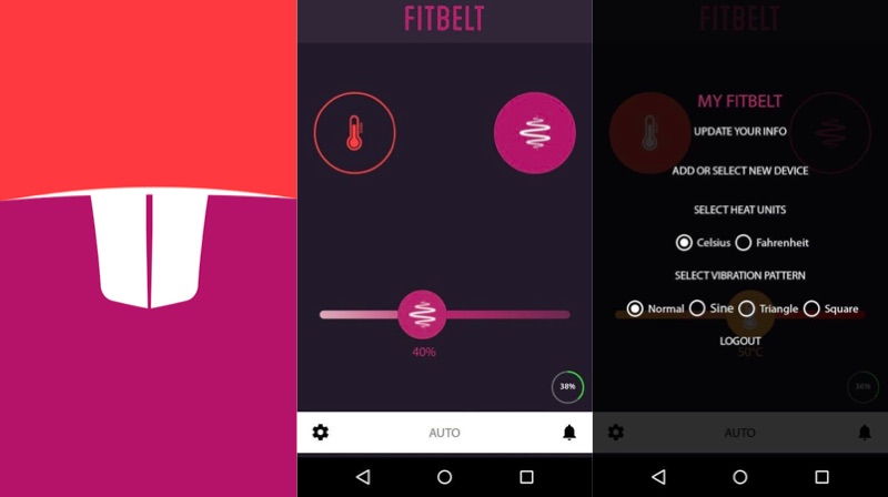 fitbelt android app fit belt