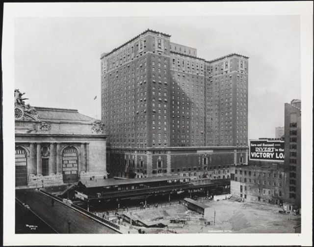 The Hotel Commodore in New York City during the 1920s. It was here that the first experiments were done with custom video delivery in the 1970s.