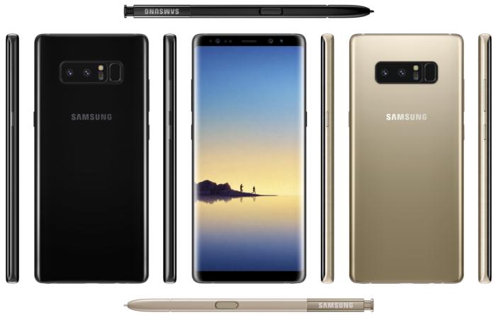 galaxy note8 leak