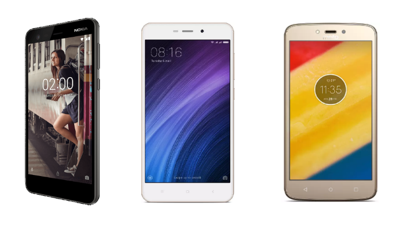 Nokia 2 vs Redmi 4A vs Moto C Plus: Price, Specifications Compared