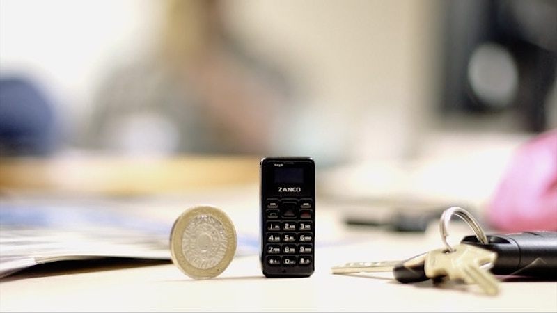 Zanco Tiny T1 Claimed to Be the World's Smallest Mobile Phone