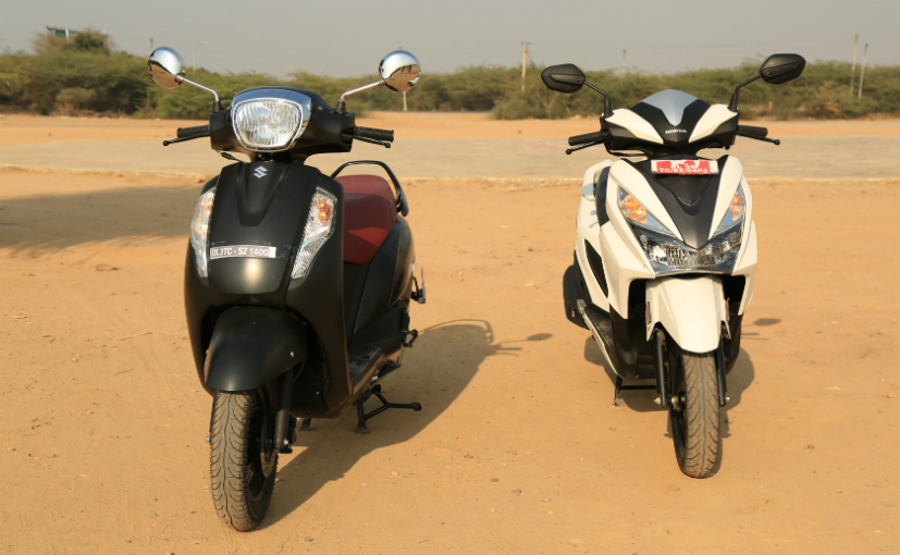 honda grazia vs suzuki access comparison review