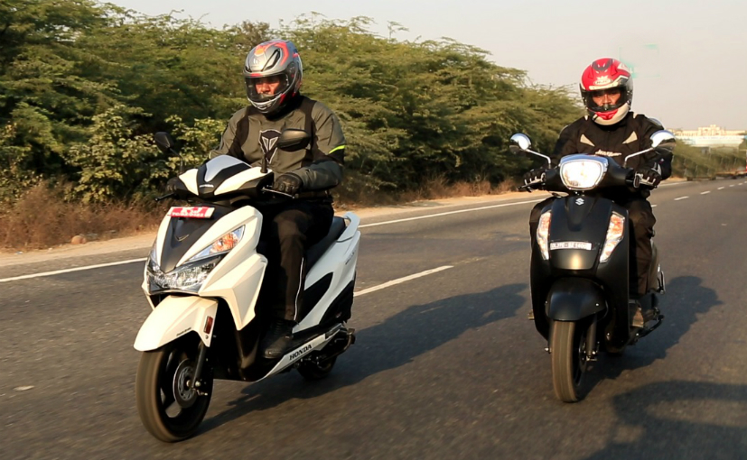 Honda Grazia Vs Suzuki Access 125: Comparison Review ...