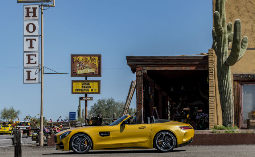 mercedes amg gt c side