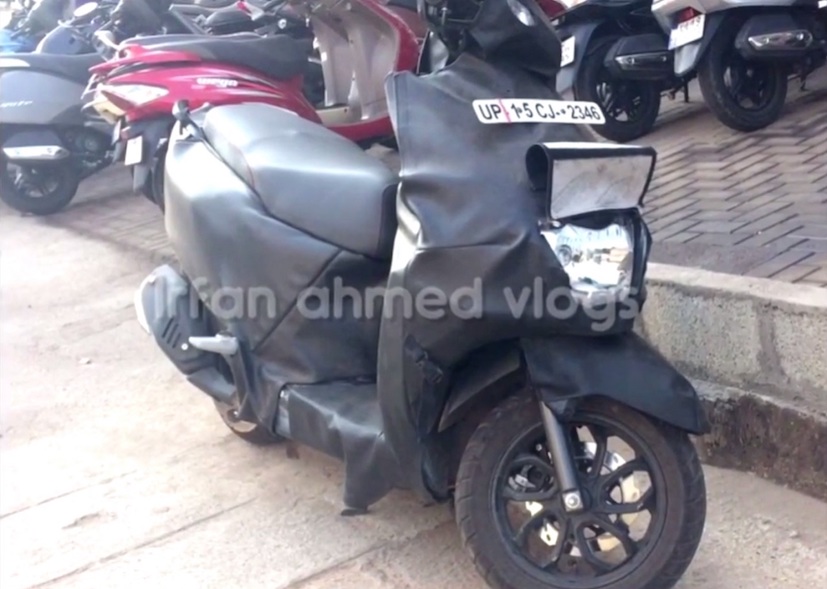 tvs graphite scooter spied