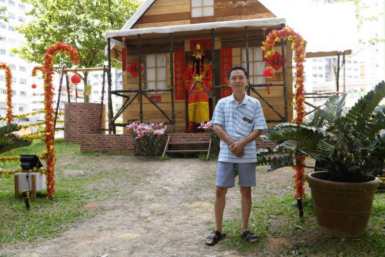 Carpenter Mr Tan Koon Tat told The Straits Times on Monday (Feb 4) that he took about a month from Christmas to make the changes.