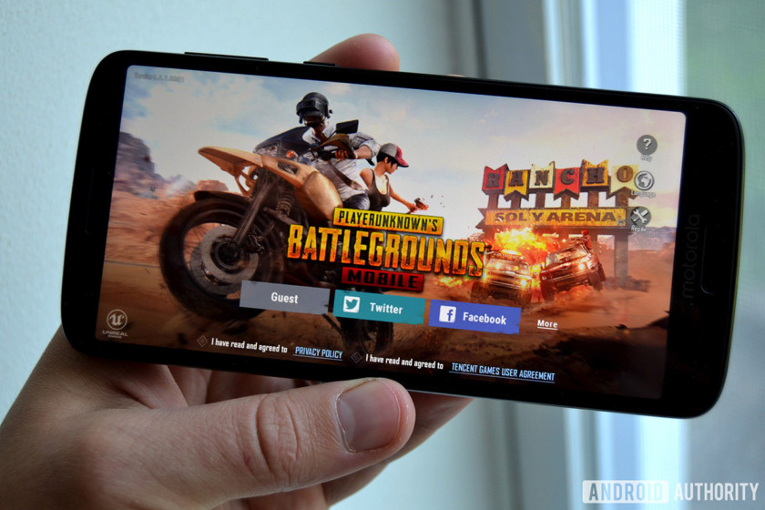 pubg mobile android game moto g6