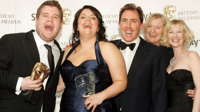 James Corden and the cast and crew of Gavin and Stacey